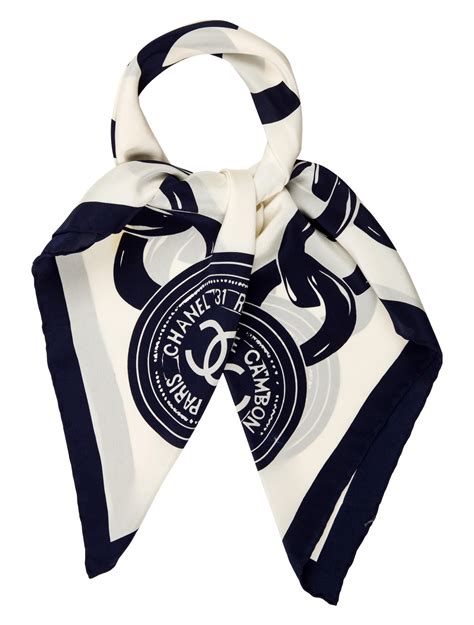 vintage chanel square scarf|Chanel scarf outlet.